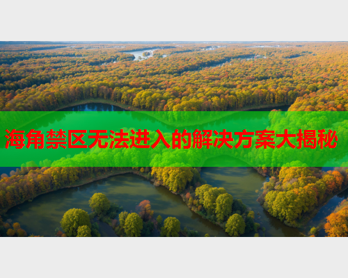 海角禁区无法进入的解决方案大揭秘 海角禁区无法进入的解决方案大揭秘