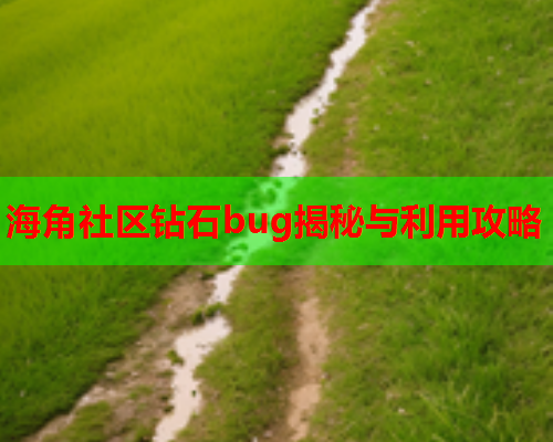 海角社区钻石bug揭秘与利用攻略